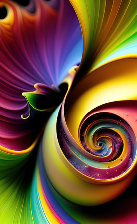 Abstract textured multicolored fantasy backgroundの素材
