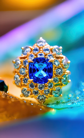 Abstract shiny background with crystalsの素材