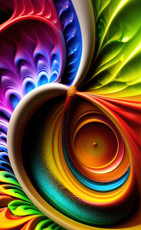 Abstract multi-colored fantasy backgroundの素材