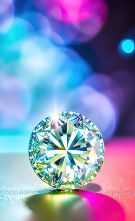 Abstract shiny background with crystalsの素材