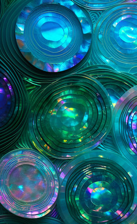 Abstract background with textured mother-of-pearl surfaceの素材