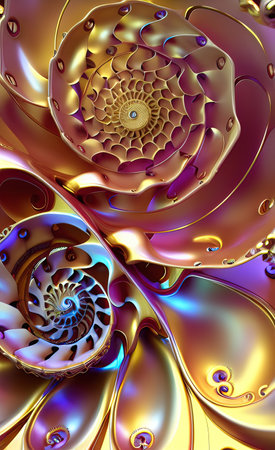 Abstract multi-colored fantasy backgroundの素材