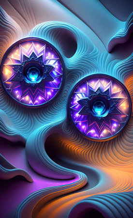 Abstract texture multi-colored backgroundの素材
