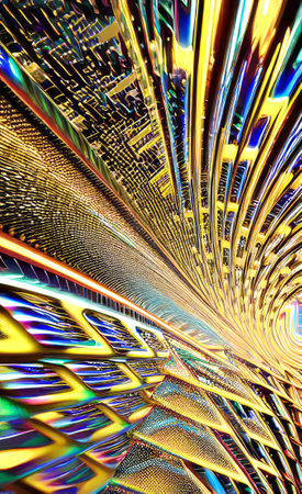 Abstract textured holographic background. .AIの素材