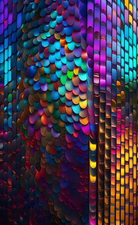 Abstract iridescent textured background. A.I.の素材