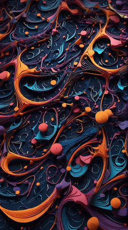 Abstract multicolored textured background. A.I.の素材