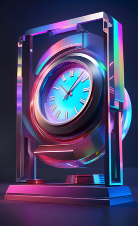 Abstract glowing holographic background. A.I.の素材