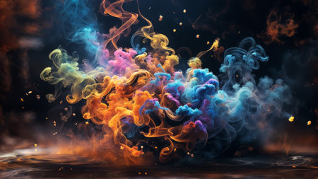 Abstract liquid background.の素材