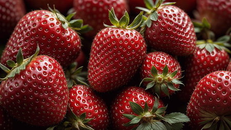 Strawberry background. Strawberry. food background.の素材