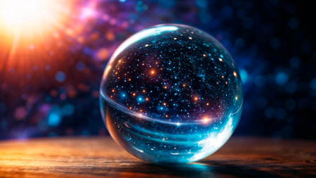 A floating planetanaphon of a galaxy. A.I.の素材