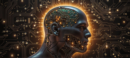 Learning and Artificial Intelligence Concept.の素材