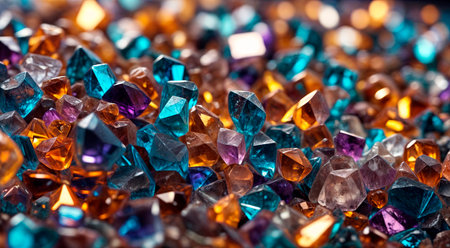 Abstract crystal backgroundの素材