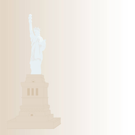 statue of libertyのイラスト素材