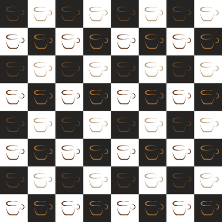 vector illustration of a cup of coffeeのイラスト素材