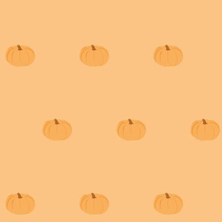 orange pumpkin, vegetable, vector illustrationのイラスト素材