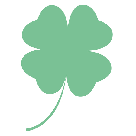 green leaf grass plant cloverのイラスト素材