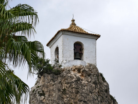 an intimate shot capturing intricate textures of bell chamber and its cultural surroundingsの写真素材