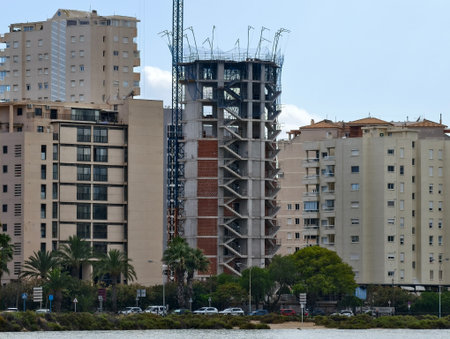 mixeduse apartments near water, beachfront residential project with skyline improvementsの写真素材