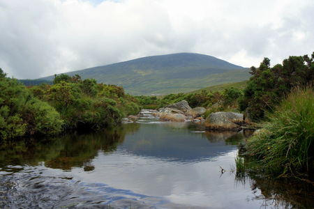 Glendasan River.Wicklow Mountains.Ireland.の写真素材
