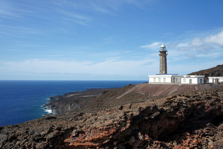 Lighthouse on the edge of the World .Faro de Orchilla.El Hierro Island.の写真素材