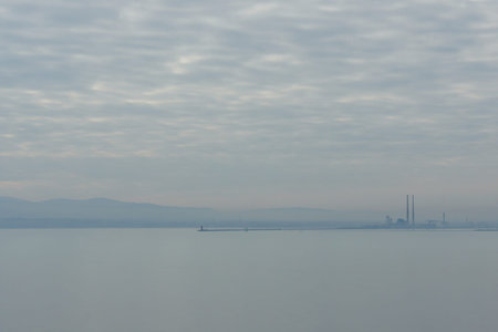 Misty landscape.