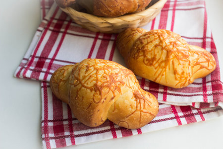 croissants with cheese