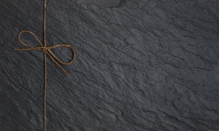 Dark gray black slate background or texture. Top view, copy space