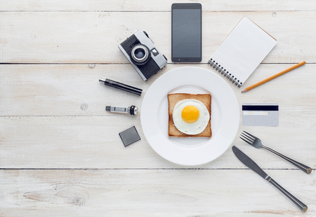 Still breakfast perfectionist hipsterの写真素材