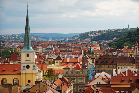 Cityscape of old Prague in Czech Republic, Europe.