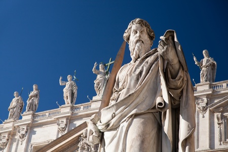 Statue of St.Peter in Vaticanのeditorial素材
