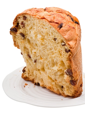 sweet cake Pandoro close upの写真素材