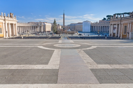 St.Peter Square with Egyptian obelisk in Rome, Italyのeditorial素材