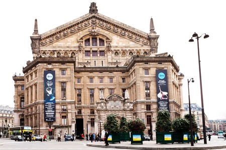 PARIS, FRANCE - MARCH 5: Opera House. Paris Opera was founded in 1669 by Louis XIV as the Academie d Opera, in Paris, France on March 5, 2013のeditorial素材