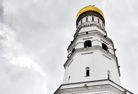 belfry of Ivan the Great Bell Tower in Moscow Kremlinの写真素材
