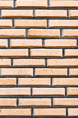 vertical background from wall of decoration bricksの写真素材