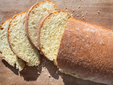 italian cuisine - local sicilian bread from semolina in Sicily