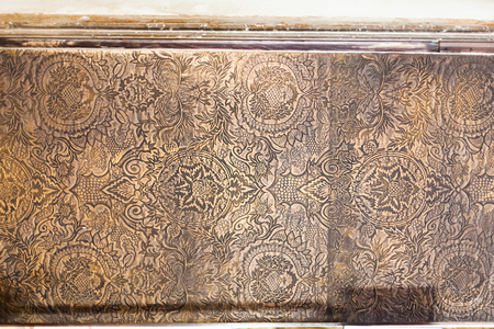 MANTUA, ITALY - MARCH 31, 2017: decorated panels in Palazzo del Te in Mantua city. Palazzo del Te was constructed 1524-34 by Giulio Romanoのeditorial素材