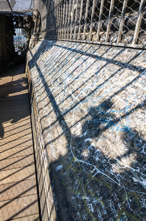 COLOGNE, GERMANY - JUNE 27, 2010: outdoor gallery on roof of Cologne Cathedral. The Cathedral is Germany's most visited landmark, attracting an average of 20000 people a dayのeditorial素材