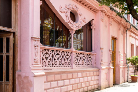 Batumi, Georgia - September 17, 2023: building of Batumi Puppet and Youth Professional State Theater in Batumi city on sunny autumn dayのeditorial素材