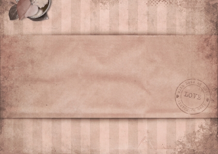 Vintage valentine background with space for text or photo の写真素材