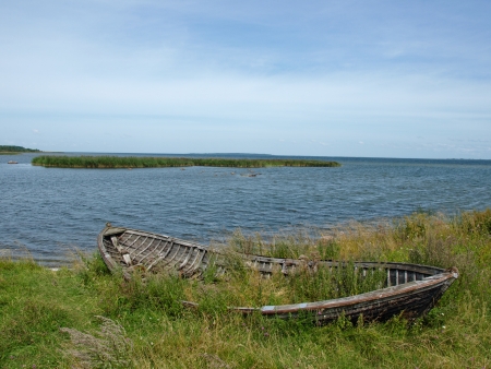 old fishermen boatの写真素材