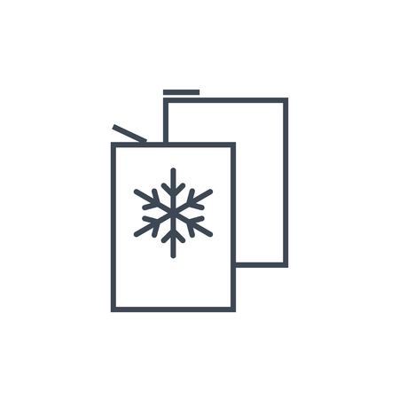 thin line icon thin line icon laundry detergent, washing powder boxのイラスト素材