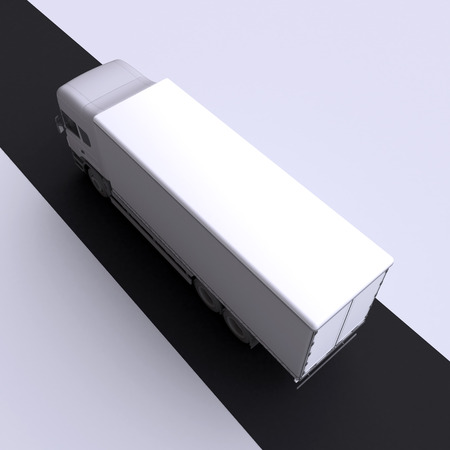 Truck. 3d illustration.の写真素材