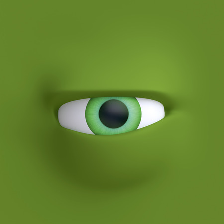 Cartoon eyes element face for character.の写真素材