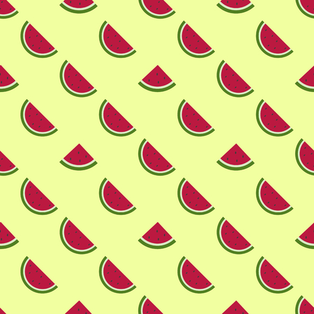 Design inspiration for seamless background, pattern and textures. Elements for textile products, business or other advertising. Watermelon.のイラスト素材
