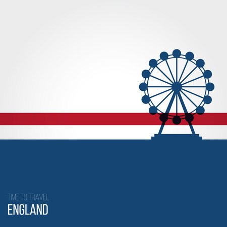 Design inspiration or ideas for England.Attractions and associationsのイラスト素材