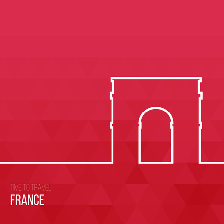 Creative design inspiration or ideas for France.のイラスト素材