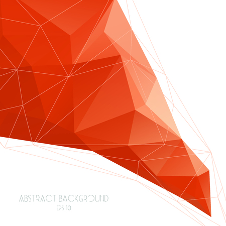 Abstract  geometric background. Vector Polygon Illustrationのイラスト素材