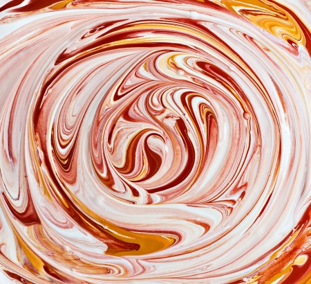 Mixing of emulsion paint with dyeの写真素材