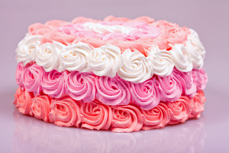 Festive cream cake